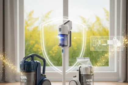 Best vacuums for seasonal allergies beat hayfever with sealed bags — AI-generated illustration