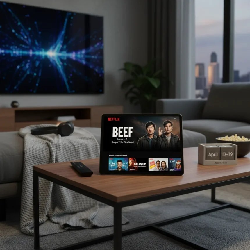 Best weekend streaming picks April 17: Beef season 2 and fresh releases — AI-generated illustration