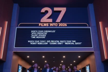 27 movies into 2026: here's what actually deserves your theater ticket — AI-generated illustration