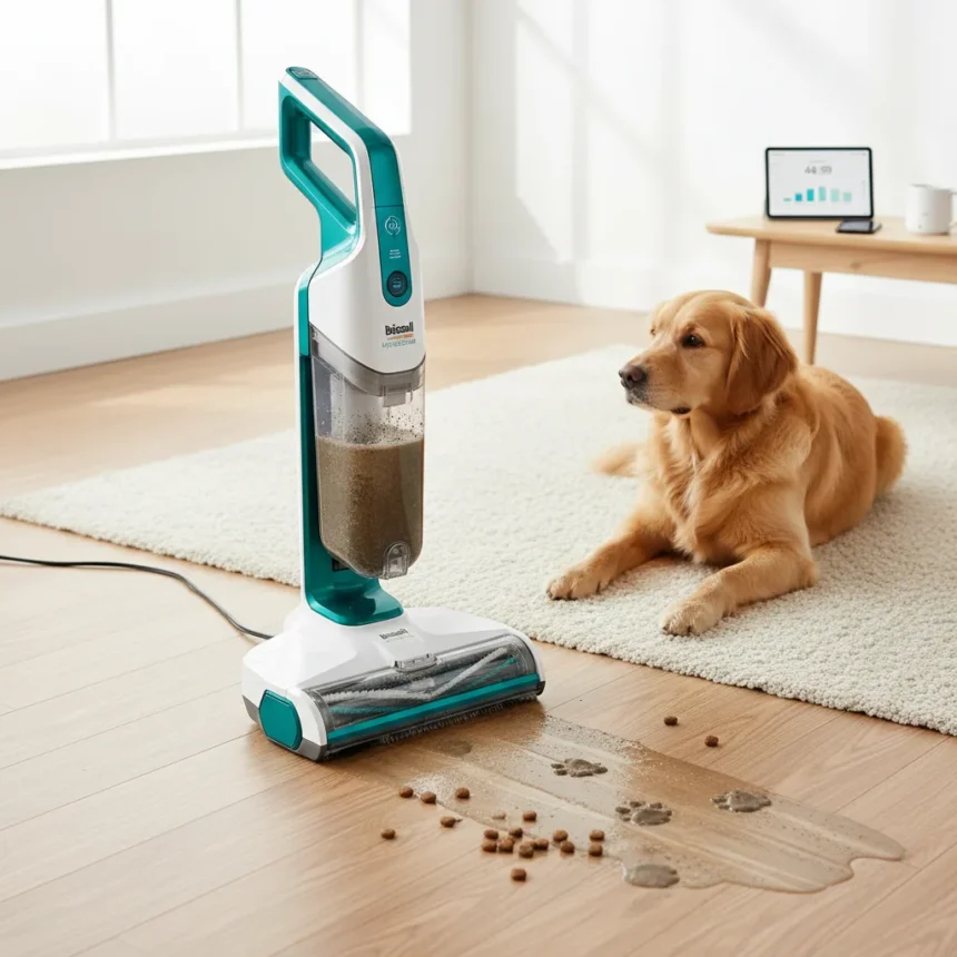 Bissell CrossWave HydroScrub Cordless Review: Pet Owners' Best Bet — AI-generated illustration