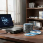 Blu-ray Isn't Dead: Verbatim and I-O Data Defy Market Exit — AI-generated illustration