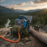 Bluetti Elite 30 V2 portable power station review — AI-generated illustration