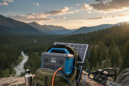 Bluetti Elite 30 V2 portable power station review — AI-generated illustration