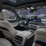 BMW 7 Series Gets Dolby Atmos via 36-Speaker Bowers & Wilkins System — AI-generated illustration