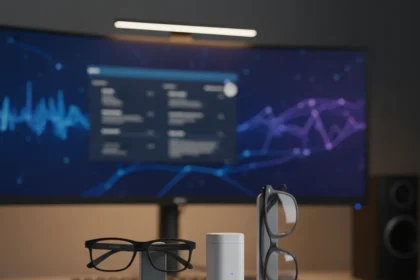 BoboVR CG2 Charging Dock Solves Meta Smart Glasses Battery Problem — AI-generated illustration