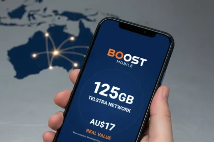 Boost Mobile's 125GB Telstra deal for AU$17 is real value — AI-generated illustration