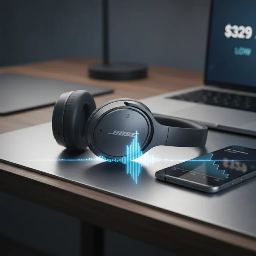 Bose QuietComfort Ultra hits record low, finally justifies the hype — AI-generated illustration