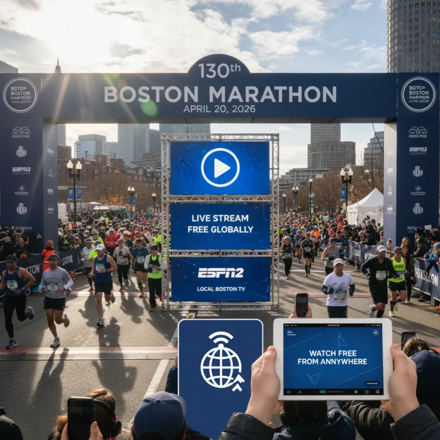 Boston Marathon 2026 live stream: Watch free from anywhere — AI-generated illustration