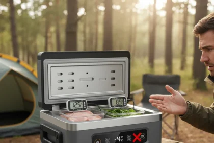 BougeRV CRD2 40L portable fridge has a serious temperature problem — AI-generated illustration