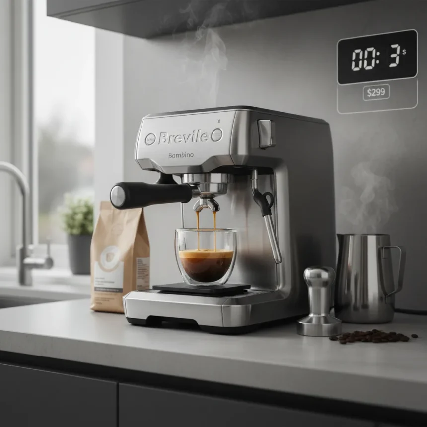 Breville Bambino espresso machine delivers barista quality at $299