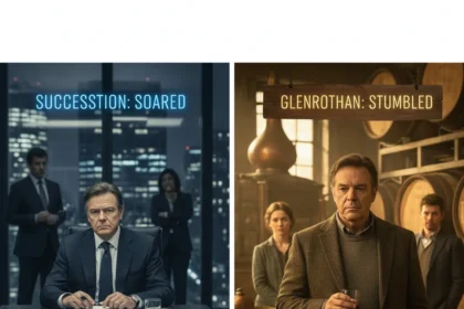 Brian Cox's Glenrothan Stumbles Where Succession Soared — AI-generated illustration