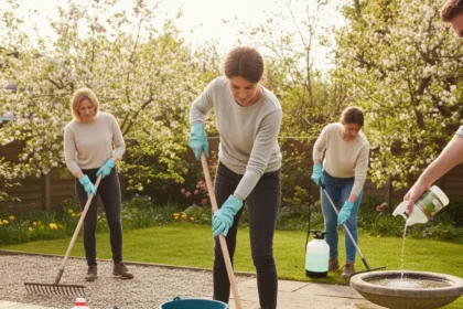 Budget backyard cleaning hacks beat power washing this spring