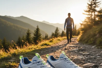 Budget walking shoes offer Hoka comfort without premium pricing — AI-generated illustration