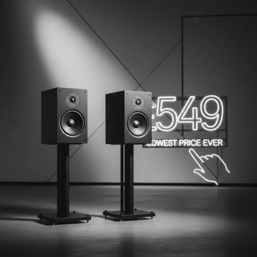 B&W 606 S3 Speakers Hit Lowest Price Ever at £549 — AI-generated illustration