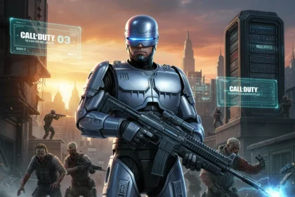 Call of Duty Black Ops Season 03 Reloaded drops May 1 with RoboCop — AI-generated illustration