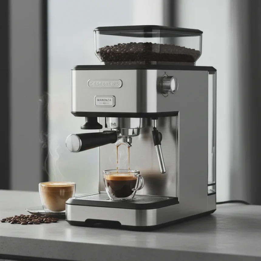 Casabrews Marenza Bean-to-Cup Espresso Machine Reviewed — AI-generated illustration
