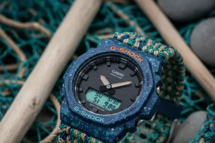 Casio G-Shock Earth Day watch turns ocean waste into wearable — AI-generated illustration