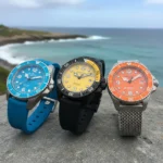 Certina's vibrant dive watches break the £1,000 barrier — AI-generated illustration