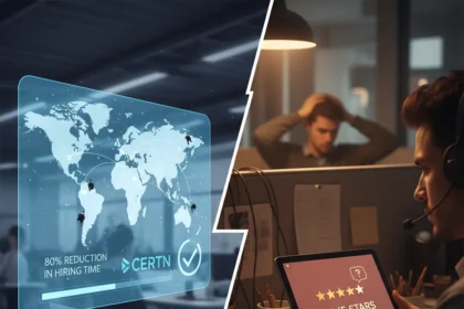 Certn Background Checker Cuts Hiring Time 80% but Stumbles on Support — AI-generated illustration