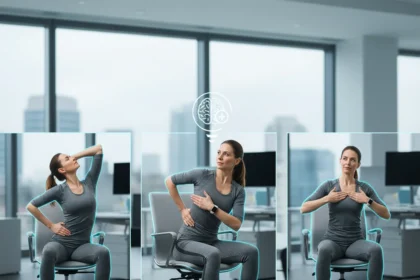 Chair exercises beat stretching for spinal mobility — AI-generated illustration