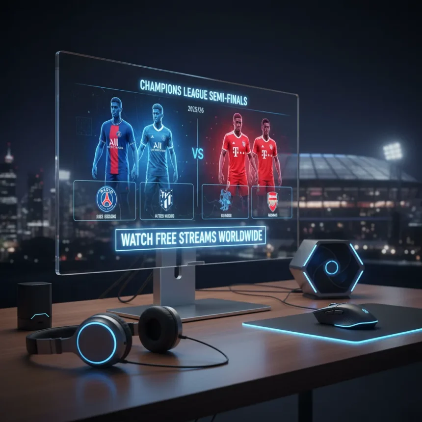 Champions League semi-finals 2025/26: Watch PSG vs Bayern free — AI-generated illustration