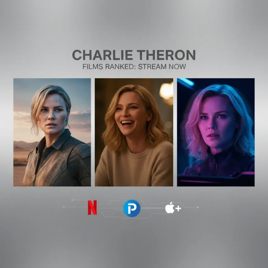 Charlize Theron movies ranked: best films to stream now — AI-generated illustration
