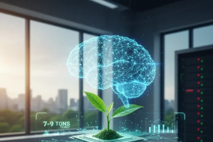 Using ChatGPT to cut your carbon footprint actually works — AI-generated illustration