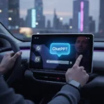 ChatGPT in CarPlay is weirder and more limited than it seems — AI-generated illustration