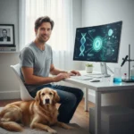 ChatGPT helped a non-expert design his dog's cancer vaccine — AI-generated illustration