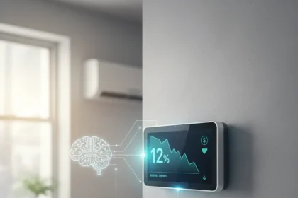 ChatGPT home energy tips cut bills 12% in real test — AI-generated illustration