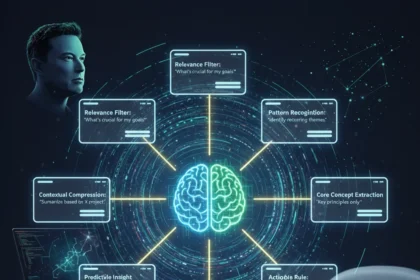 ChatGPT Memory Prompts Beat Notes Apps Using Musk's Relevance Rule — AI-generated illustration