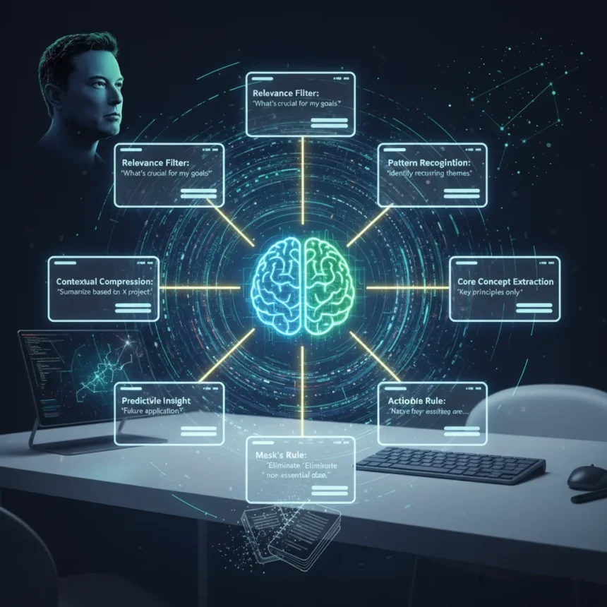 ChatGPT Memory Prompts Beat Notes Apps Using Musk's Relevance Rule — AI-generated illustration