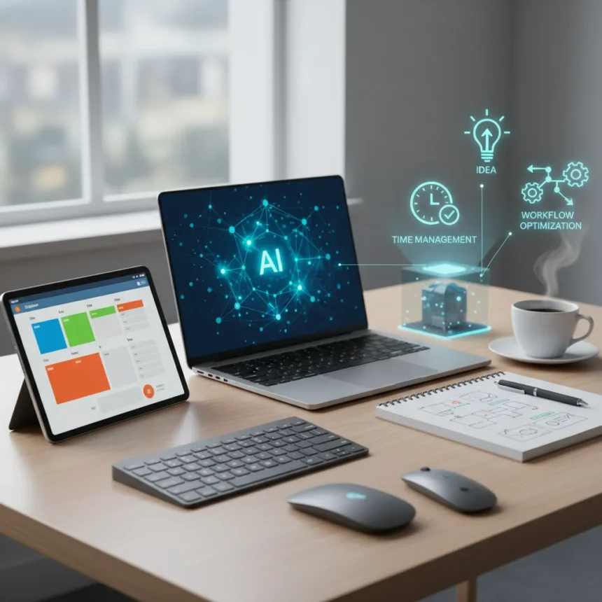 ChatGPT productivity hacks that actually deliver results — AI-generated illustration