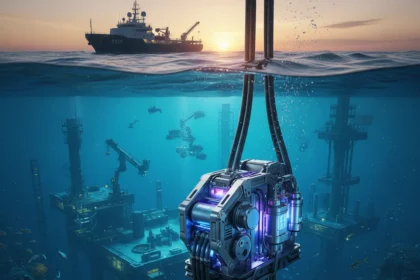 China's deep-sea electro-hydrostatic actuator reshapes subsea power — AI-generated illustration
