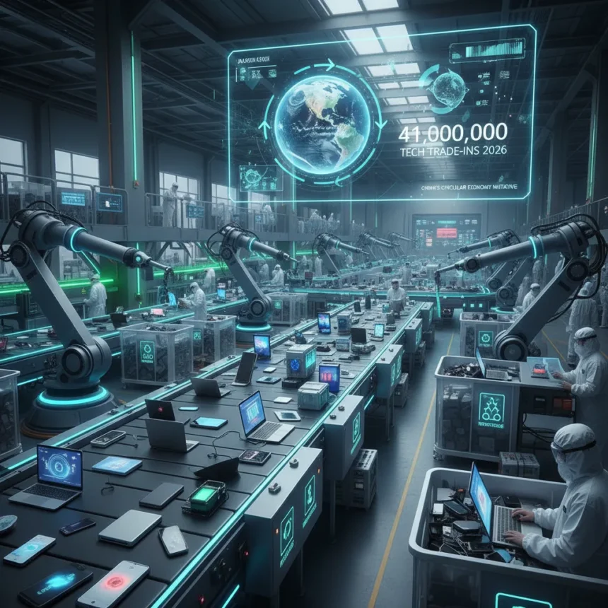 China's 41 million tech trade-ins reshape global recycling