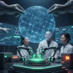 Chinese 2D semiconductor breakthrough could extend Moore's Law — AI-generated illustration