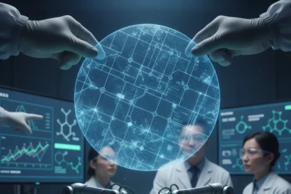 Chinese 2D semiconductor breakthrough could extend Moore's Law — AI-generated illustration