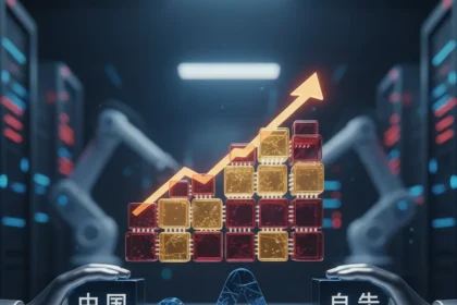 Chinese chipmakers hit record revenue despite margin squeeze — AI-generated illustration