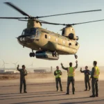 64-Year-Old Chinook Lands Itself With Boeing's Autonomous Brain — AI-generated illustration