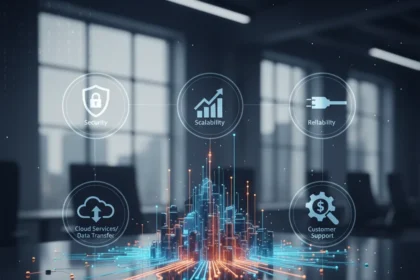 9 Key Factors for Choosing a Business Internet Provider — AI-generated illustration