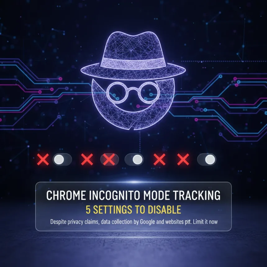 Chrome incognito mode tracking: 5 settings to disable — AI-generated illustration