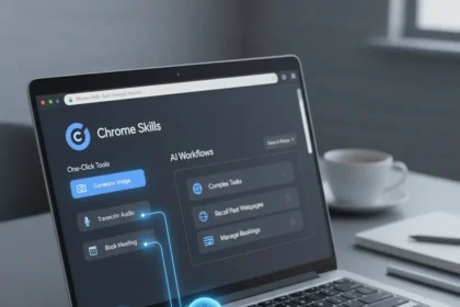 Chrome Skills turns repetitive AI prompts into one-click tools — AI-generated illustration
