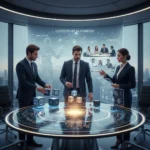 CIOs must pair AI tools with governance to build lasting workplace foundations — AI-generated illustration