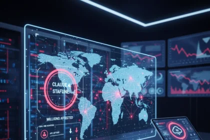 Claude AI outage tracking: What you need to know — AI-generated illustration