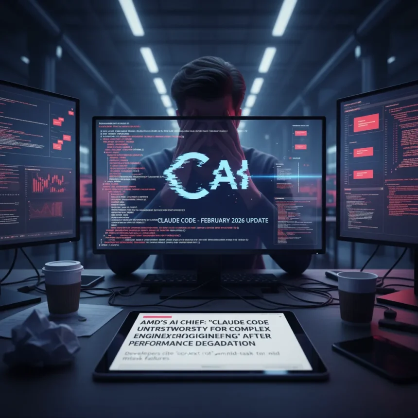 Claude Code's February update broke complex engineering tasks