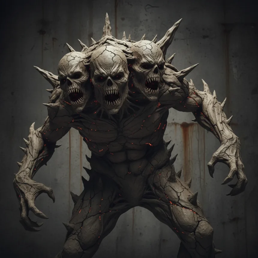 Clayface poster body horror design works because it unsettles — AI-generated illustration