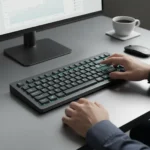 Clevetura CLVX S Keyboard Proves Touchpad in Keys Actually Works — AI-generated illustration