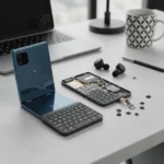 Clicks Keyboard for Motorola Razr 2025: Clever Design, Real Compromises — AI-generated illustration