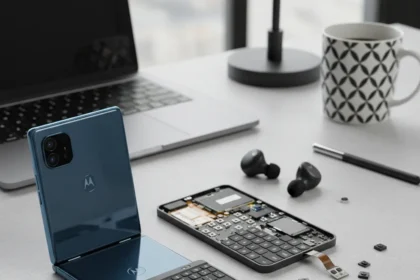 Clicks Keyboard for Motorola Razr 2025: Clever Design, Real Compromises — AI-generated illustration