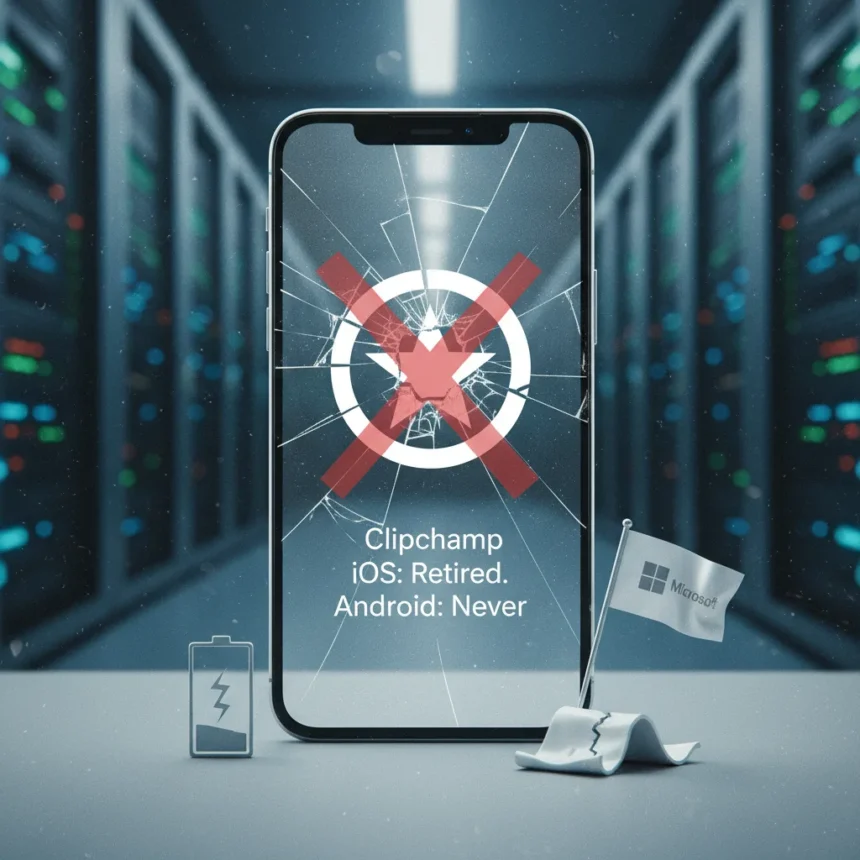 Clipchamp iOS app retirement signals Microsoft's mobile video editing retreat